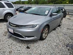 Salvage cars for sale from Copart Memphis, TN: 2015 Chrysler 200 Limited