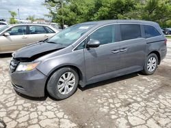 Salvage cars for sale from Copart Lexington, KY: 2016 Honda Odyssey EXL