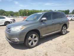 Toyota Highlander salvage cars for sale: 2011 Toyota Highlander Limited