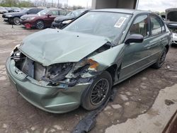 Vehiculos salvage en venta de Copart Fort Wayne, IN: 2003 Honda Civic LX