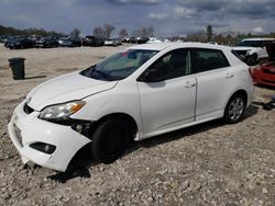 Salvage cars for sale from Copart West Warren, MA: 2010 Toyota Corolla Matrix S