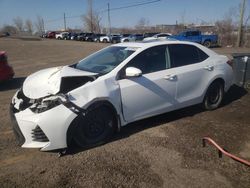 Salvage cars for sale from Copart Montreal Est, QC: 2018 Toyota Corolla L