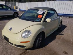 Salvage cars for sale at West Mifflin, PA auction: 2006 Volkswagen New Beetle Convertible Option Package 1
