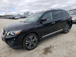 Salvage cars for sale from Copart West Warren, MA: 2017 Nissan Pathfinder S