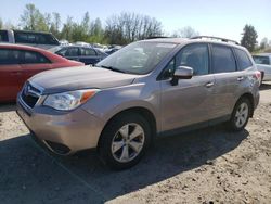 Salvage cars for sale at Portland, OR auction: 2014 Subaru Forester 2.5I Premium