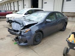 Salvage cars for sale from Copart Louisville, KY: 2017 Toyota Corolla L