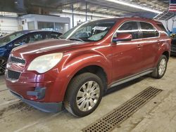 Salvage cars for sale at Wheeling, IL auction: 2011 Chevrolet Equinox LT