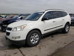 Salvage cars for sale at Grand Prairie, TX auction: 2012 Chevrolet Traverse LS