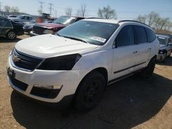 Salvage cars for sale at Elgin, IL auction: 2013 Chevrolet Traverse LS