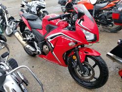 Salvage cars for sale from Copart Wichita, KS: 2022 Honda CBR300 RA