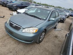 Toyota Corolla CE salvage cars for sale: 2007 Toyota Corolla CE