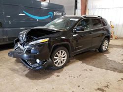 Vehiculos salvage en venta de Copart Lansing, MI: 2016 Jeep Cherokee Limited