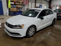 Salvage cars for sale from Copart West Mifflin, PA: 2015 Volkswagen Jetta Base
