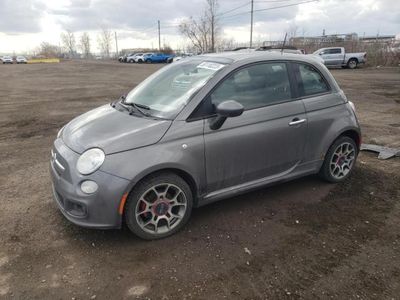 Salvage cars for sale from Copart Montreal Est, QC: 2012 Fiat 500 Sport