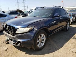 Infiniti FX35 salvage cars for sale: 2005 Infiniti FX35