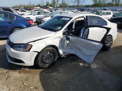 Salvage cars for sale at Bridgeton, MO auction: 2012 Volkswagen Jetta SE