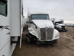 Salvage trucks for sale at Brighton, CO auction: 2022 Kenworth Construction T680