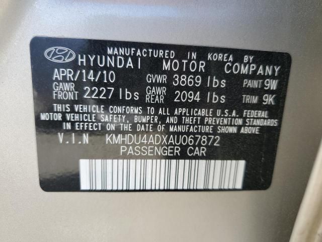 2010 Hyundai Elantra Blue