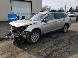 Salvage cars for sale at Woodburn, OR auction: 2015 Subaru Outback 2.5I Premium