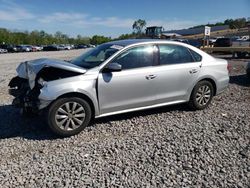 Salvage cars for sale at Hueytown, AL auction: 2015 Volkswagen Passat S