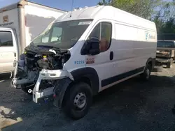 Salvage cars for sale from Copart Waldorf, MD: 2021 Dodge RAM Promaster 2500 2500 High