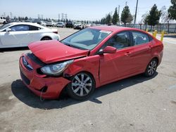 Salvage cars for sale from Copart Rancho Cucamonga, CA: 2013 Hyundai Accent GLS