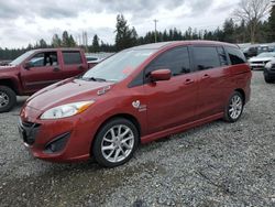 Salvage cars for sale from Copart Graham, WA: 2012 Mazda 5