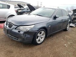 Salvage cars for sale at Elgin, IL auction: 2008 BMW 528 XI
