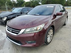 Salvage cars for sale from Copart Fort Pierce, FL: 2015 Honda Accord EXL