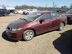 Salvage cars for sale from Copart Hillsborough, NJ: 2013 Honda Civic LX