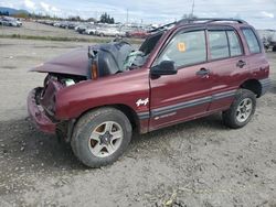 Salvage cars for sale at Eugene, OR auction: 2002 Chevrolet Tracker