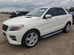 Mercedes-Benz salvage cars for sale: 2015 Mercedes-Benz ML 400 4matic