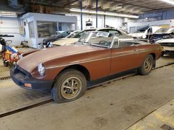 Salvage cars for sale from Copart Wheeling, IL: 1978 MGB Convertabl