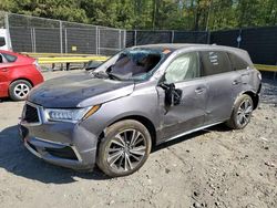 Salvage cars for sale at Waldorf, MD auction: 2020 Acura MDX Technology