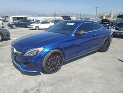 Salvage cars for sale at Sun Valley, CA auction: 2017 Mercedes-Benz C300