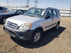 Salvage cars for sale at Dyer, IN auction: 2006 Honda CR-V LX