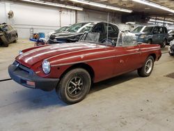 Salvage cars for sale at Wheeling, IL auction: 1976 MGB Convertabl