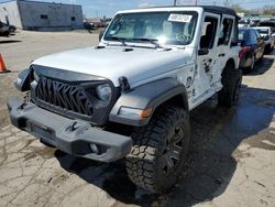 Salvage cars for sale at Chicago Heights, IL auction: 2018 Jeep Wrangler Unlimited Sport
