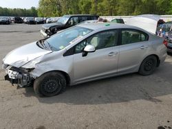 Salvage cars for sale at Glassboro, NJ auction: 2012 Honda Civic LX