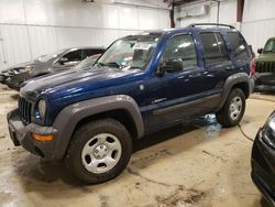 Salvage cars for sale from Copart Franklin, WI: 2004 Jeep Liberty Sport