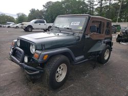 Salvage cars for sale at Eight Mile, AL auction: 1997 Jeep Wrangler / TJ Sport