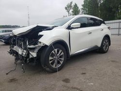 Salvage cars for sale at Dunn, NC auction: 2015 Nissan Murano S