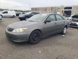 Salvage cars for sale from Copart Fredericksburg, VA: 2004 Toyota Camry LE