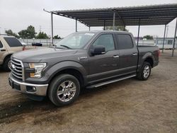Salvage cars for sale from Copart San Diego, CA: 2016 Ford F150 Supercrew