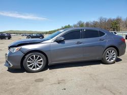 Salvage cars for sale at Brookhaven, NY auction: 2018 Acura TLX Tech