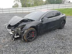 Salvage cars for sale from Copart Gastonia, NC: 2018 Tesla Model 3