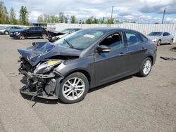 Salvage cars for sale at Portland, OR auction: 2016 Ford Focus SE