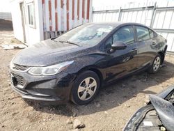 Chevrolet Cruze ls salvage cars for sale: 2016 Chevrolet Cruze LS