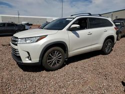 Salvage cars for sale from Copart Phoenix, AZ: 2018 Toyota Highlander SE