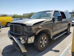 Vehiculos salvage en venta de Copart Las Vegas, NV: 2002 Ford Excursion Limited